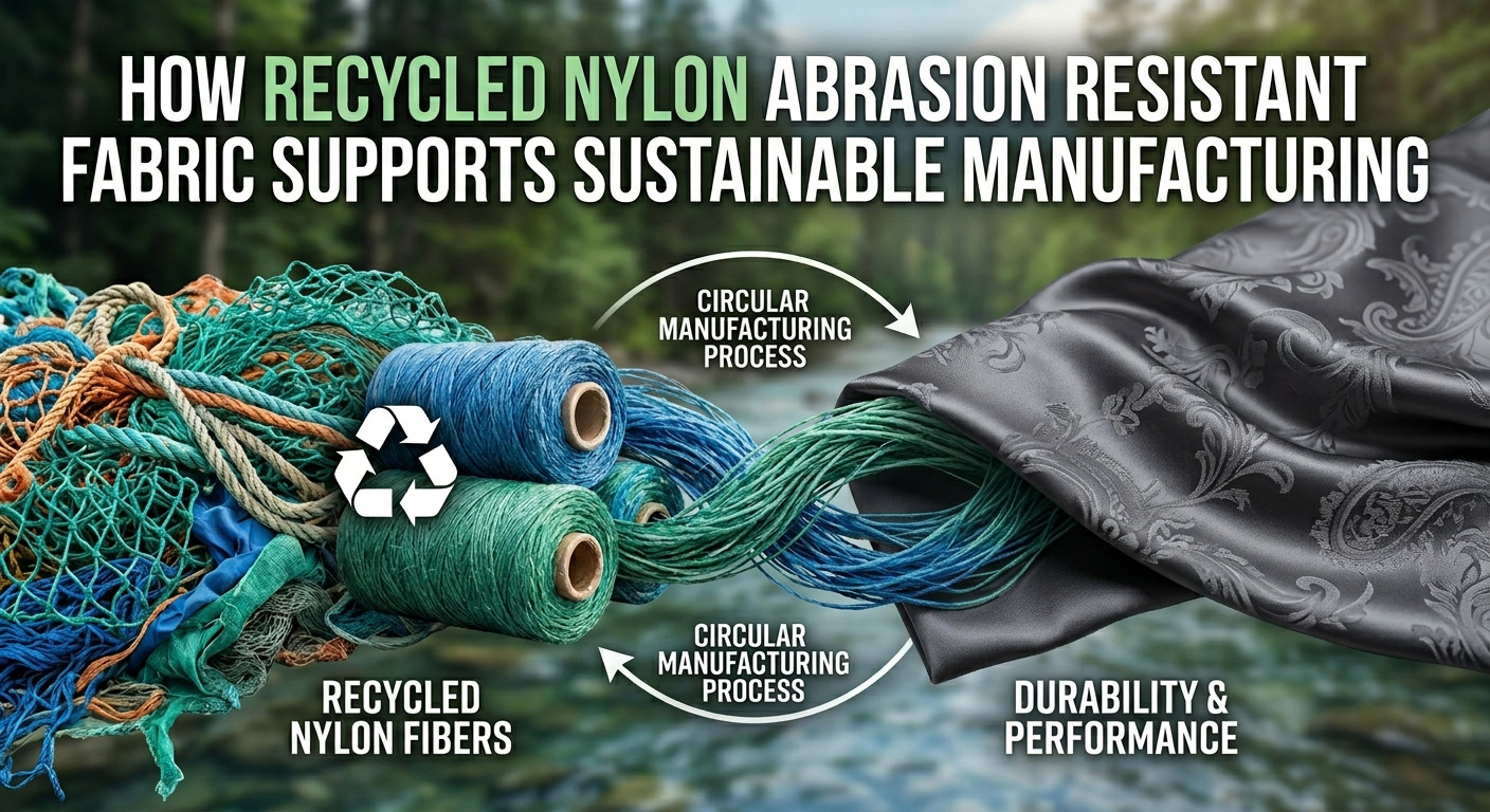 Wie abriebfestes Gewebe aus recyceltem Nylon eine nachhaltige Produktion unterstützt
