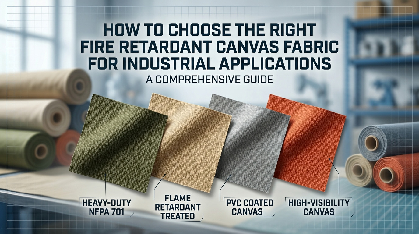 So wählen Sie den richtigen feuerhemmenden Canvas-Stoff für industrielle Anwendungen aus