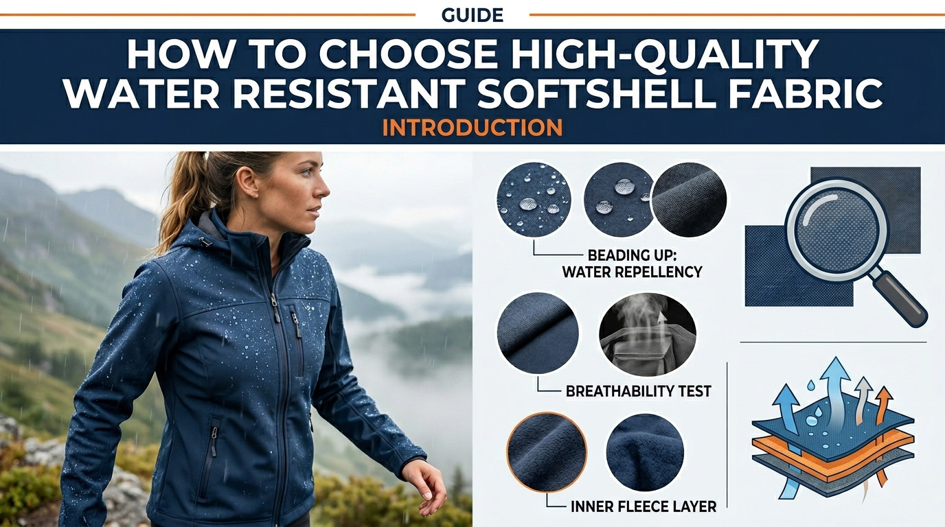 So wählen Sie hochwertiges, wasserabweisendes Softshell-Material aus