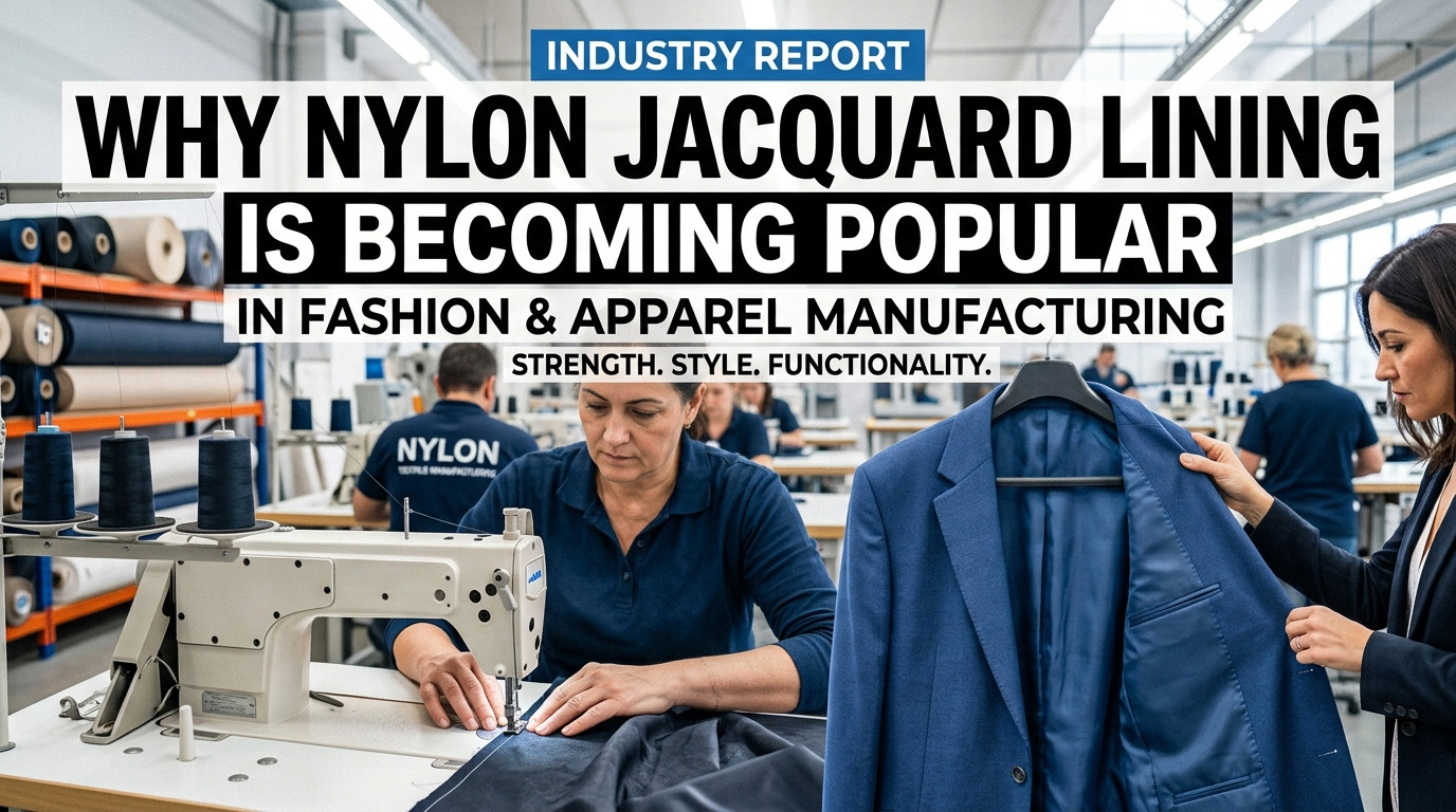 Warum Nylon-Jacquard-Futter in der Mode- und Bekleidungsherstellung immer beliebter wird