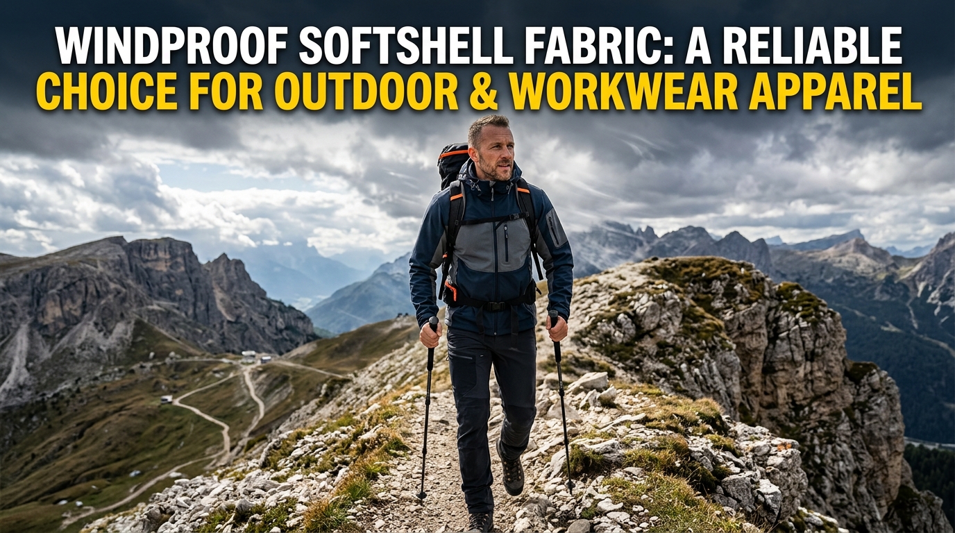 Winddichtes Softshell-Gewebe: Eine zuverlässige Wahl für Outdoor- und Arbeitsbekleidung