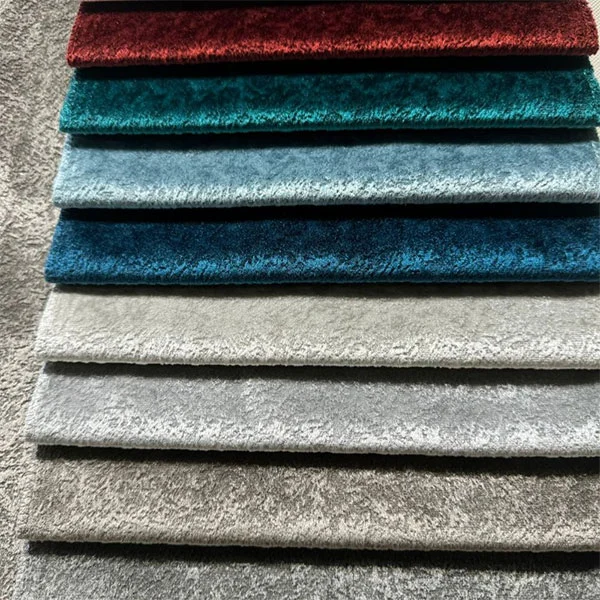 Glänzender Samt-Sofastoff